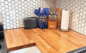 Cleaning Wipe Down Kitchen Counter